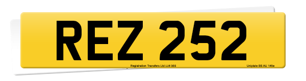 Registration number REZ 252